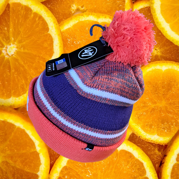 New 47  Clemson‎ Tigers Pom Pom Knit Hat - Picture 2 of 5
